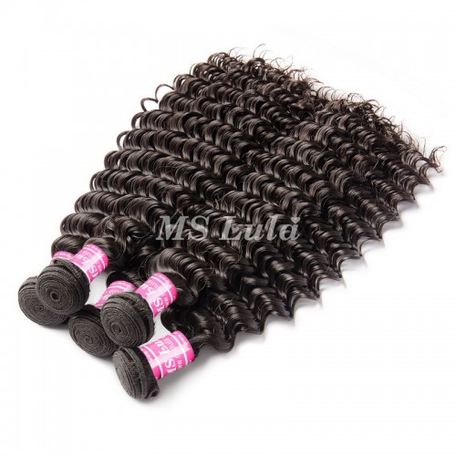 Virgin Deep Wave Curly Hair Weave | Human Hair Wig | Lace Front
